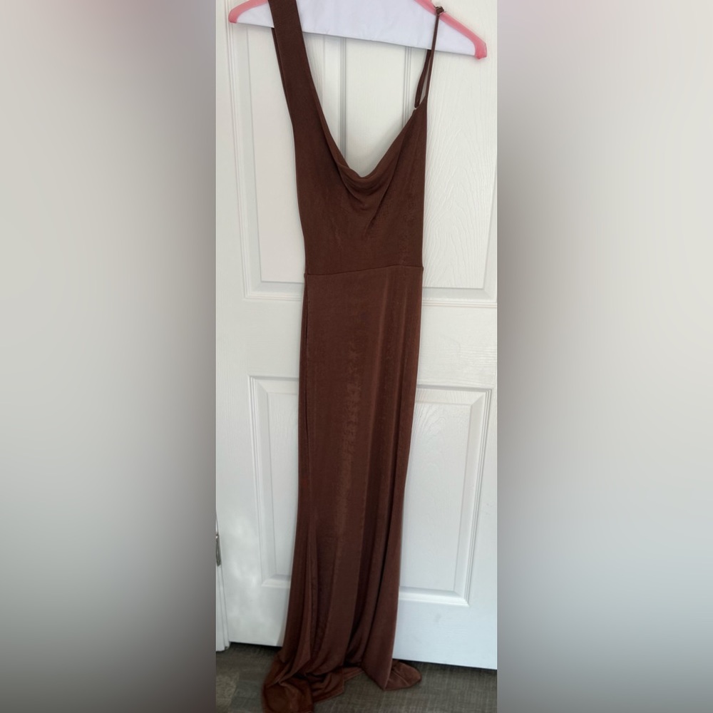 Bronze mermaid dress